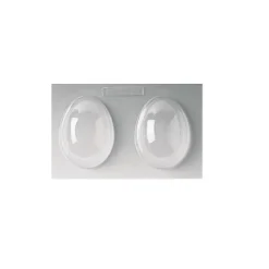 Martellato Chocolade Holvorm Pasen Half-Ei Glad (2x) 14x10x5cm. Hot