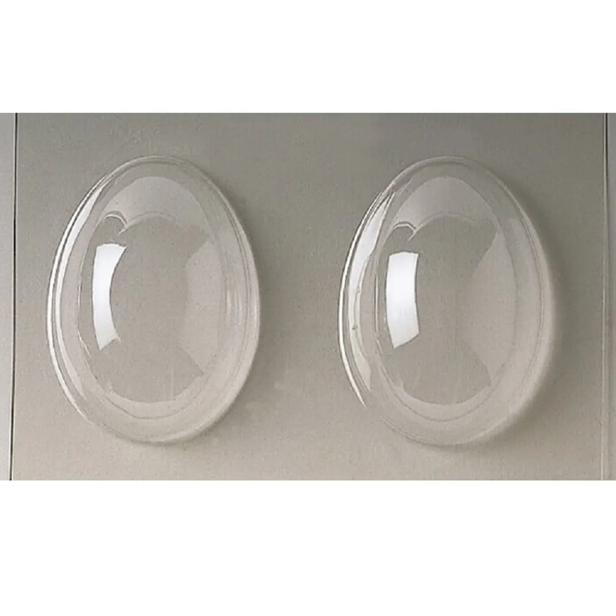 Martellato Chocolade Holvorm Pasen Half-Ei Glad (2x) 12,5x9,4x4,4cm.
