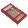 BrandNewCake Chocoladeletterdoos GK7 Rood / Goud 3st Hot
