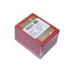 BrandNewCake Chocoladeletterdoos Klein GK1 Rood / Goud 3st Outlet