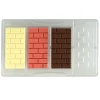 Decora Chocolademal Baksteen Tablet (4x) 8,5x4,2 cm New