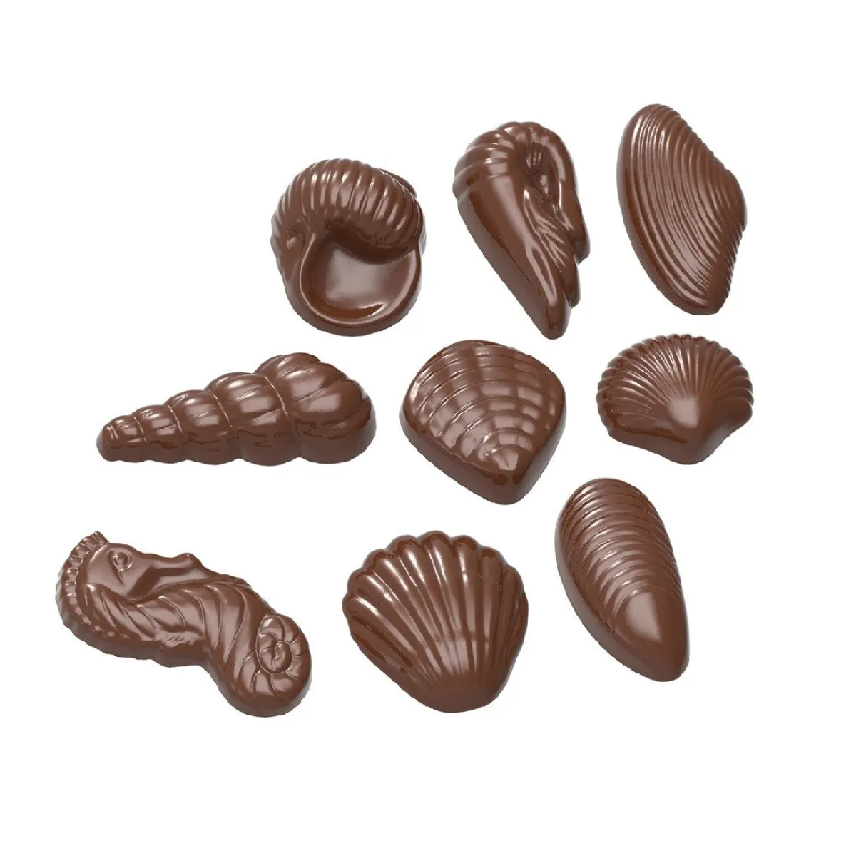 Chocolate World Chocolademal Zeefiguren (22x) Clearance