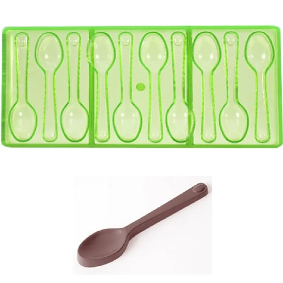Chocolate World Chocolademal GL Lepeltje (10x) 115x24x13mm**