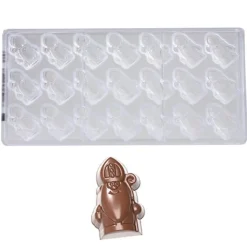 Chocolate World Chocolademal Sint Praline (21x) 40x25x18 mm New