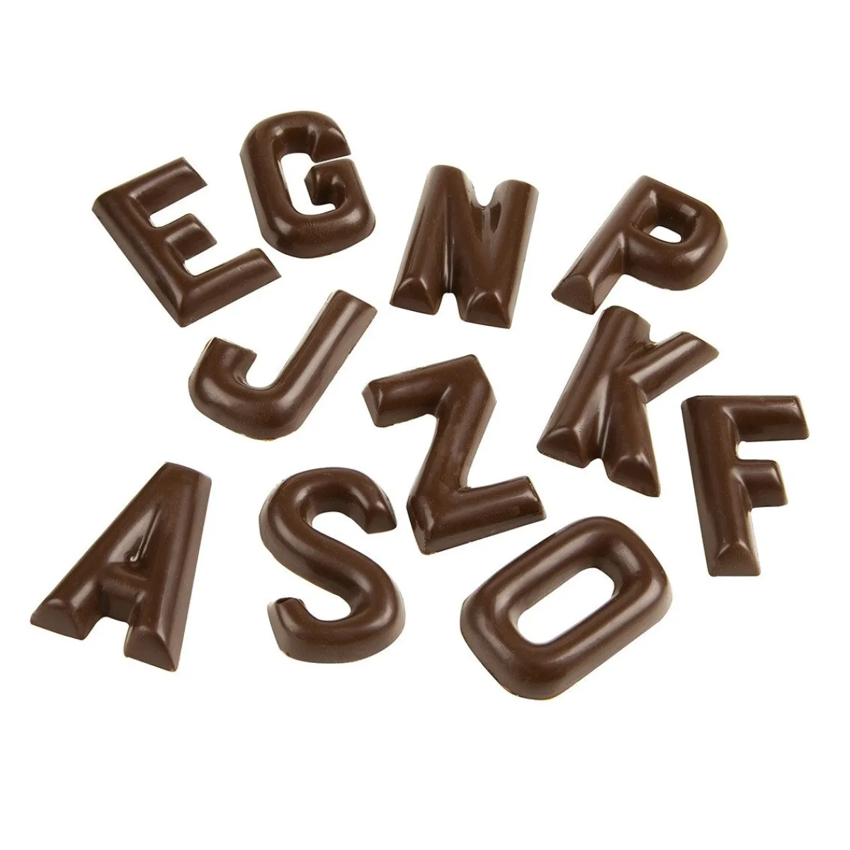 Chocolate World Chocolademal Alfabet (A t/m Z) 4x3x0,6cm Best