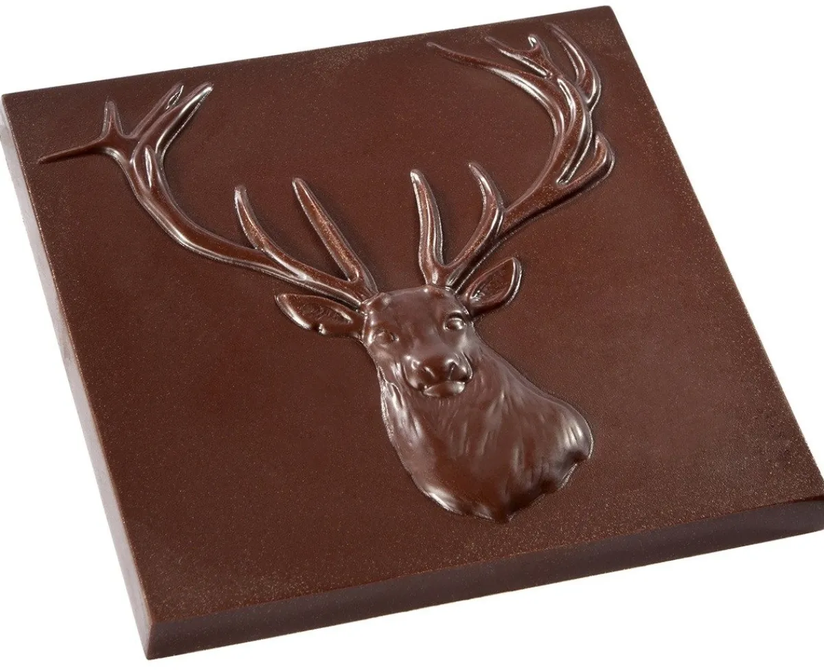 Chocolate World Chocolademal Tablet Hert (2x) 8,5x8,5cm Online