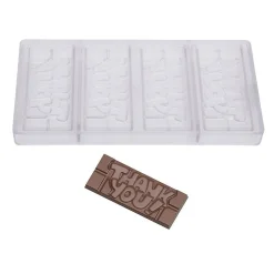 Chocolate World Chocolademal Tablet Thank You (4x) 118x50mm Sale