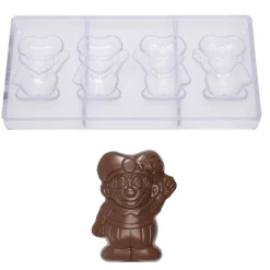 Chocolate World Chocolademal Piet Zwaait (4x) 79x60x18mm