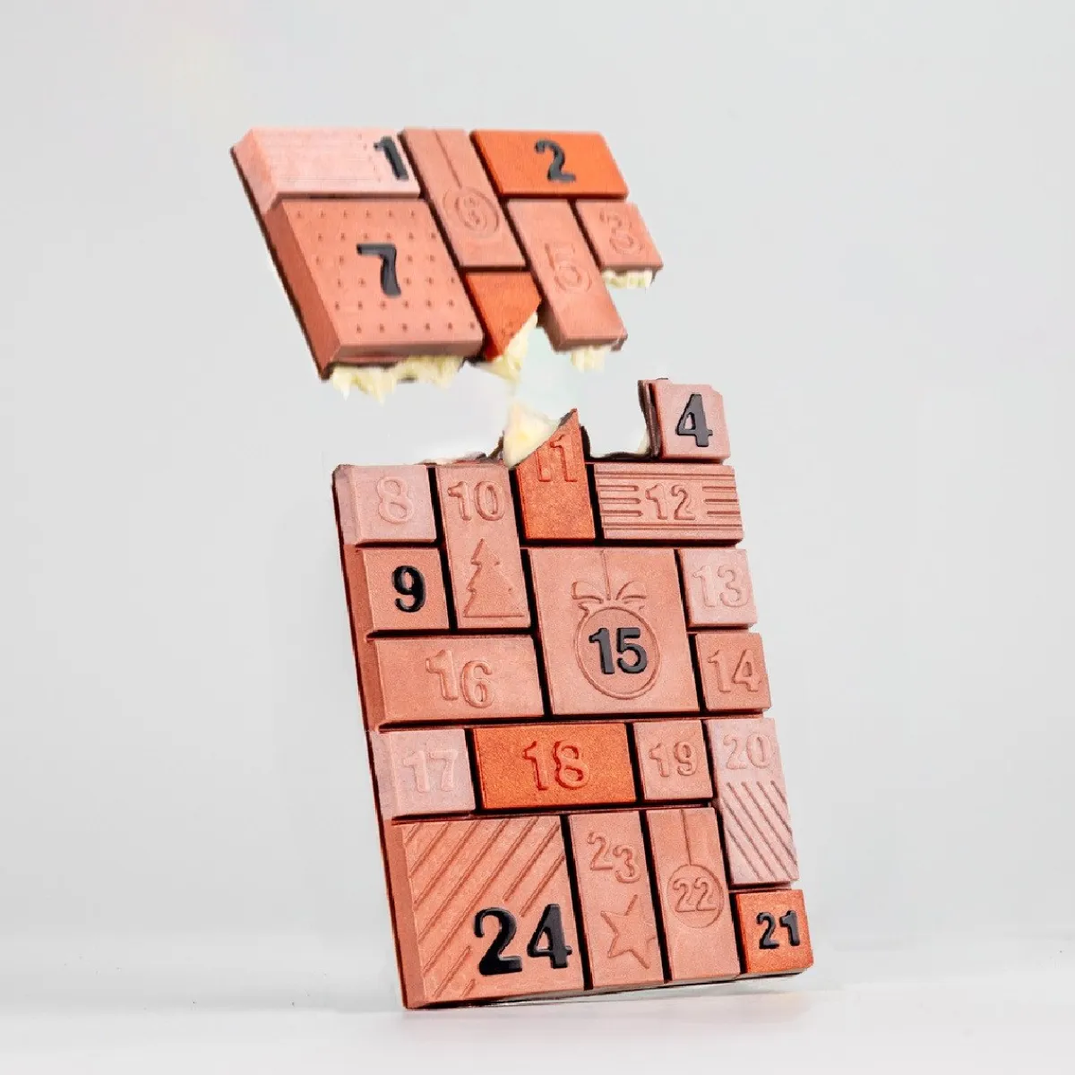 Martellato Chocolademal Countdown Adventskalender Tablet 10x18cm Best
