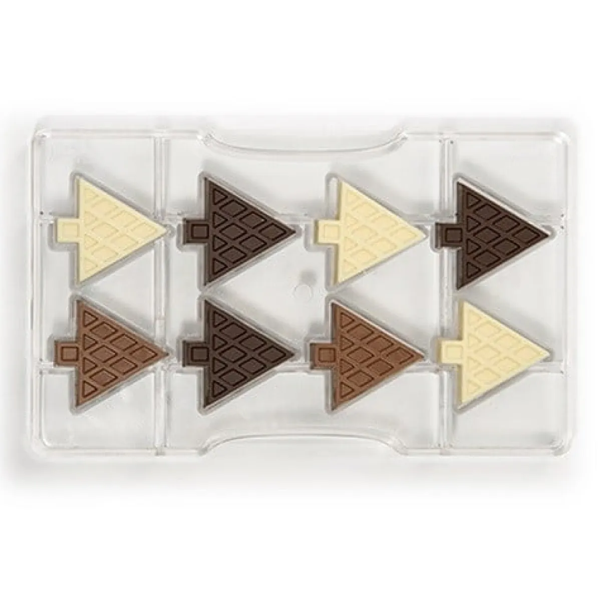 Decora Chocolademal Kerstboom (8x) 4x4,2 cm Online
