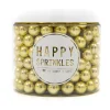 Happy Sprinkles Chocolade Parels M Gold Metallic 90g Online