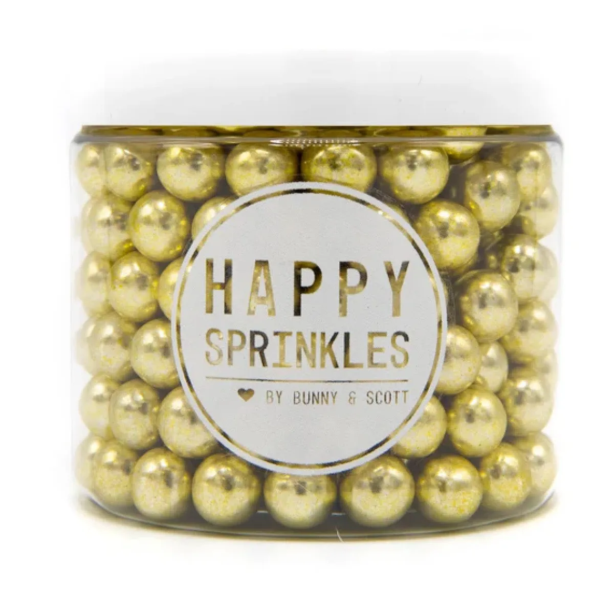 Happy Sprinkles Chocolade Parels M Gold Metallic 90g Online