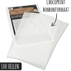 Prints on Pastry Chocoprint sheets Bonbon-formaat (100 vellen) Sale