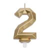 Overig Cijferkaars Geo Goud #2 Hot