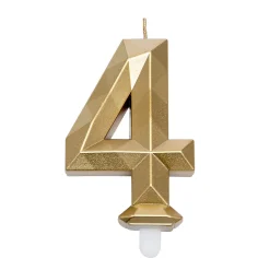 Overig Cijferkaars Geo Goud #4 Hot