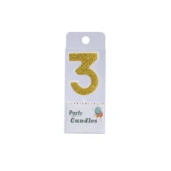 Overig Cijferkaars Goud Glitter #3 Sale