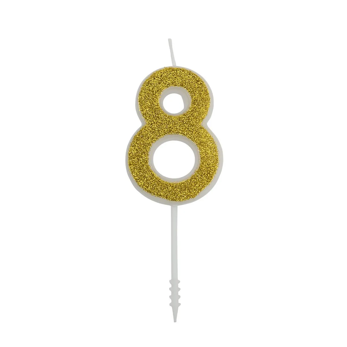 Overig Cijferkaars Goud Glitter #8 Sale