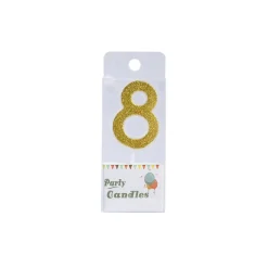 Overig Cijferkaars Goud Glitter #8 Sale