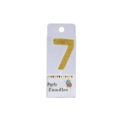 Overig Cijferkaars Goud Glitter #7 Discount