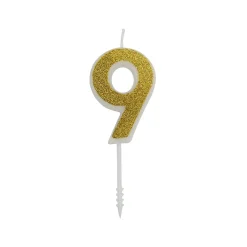 Overig Cijferkaars Goud Glitter #9 Online