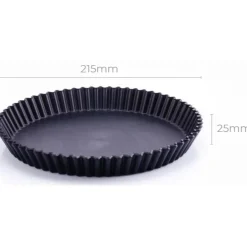 Clean Baking Products CleanBaking Kunststof Vlaaipan Gekarteld Ø18,5cm Online