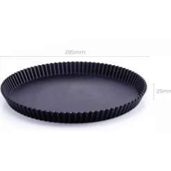 Clean Baking Products CleanBaking Kunststof Vlaaipan Gekarteld Ø26,5cm Hot