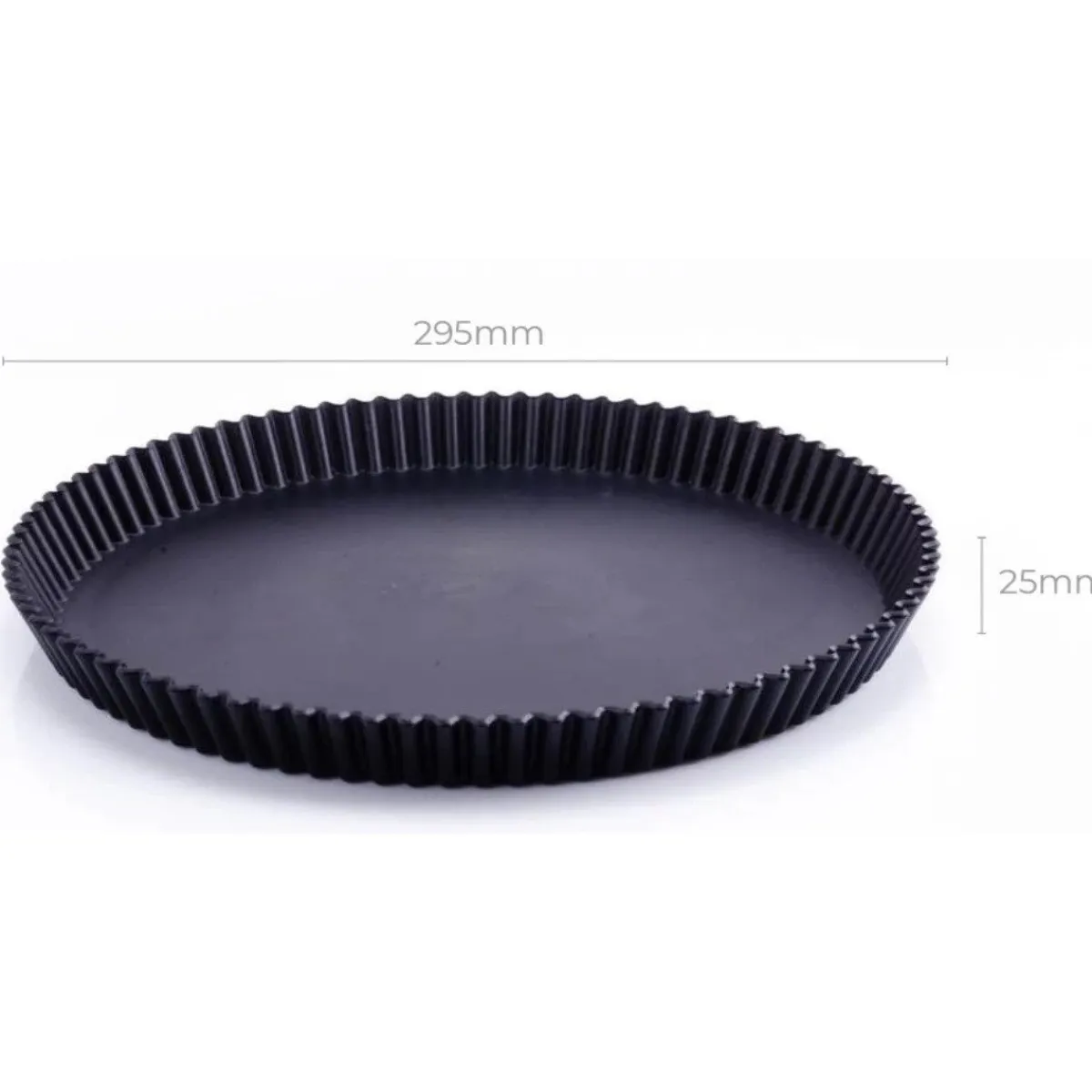 Clean Baking Products CleanBaking Kunststof Vlaaipan Gekarteld Ø26,5cm Hot