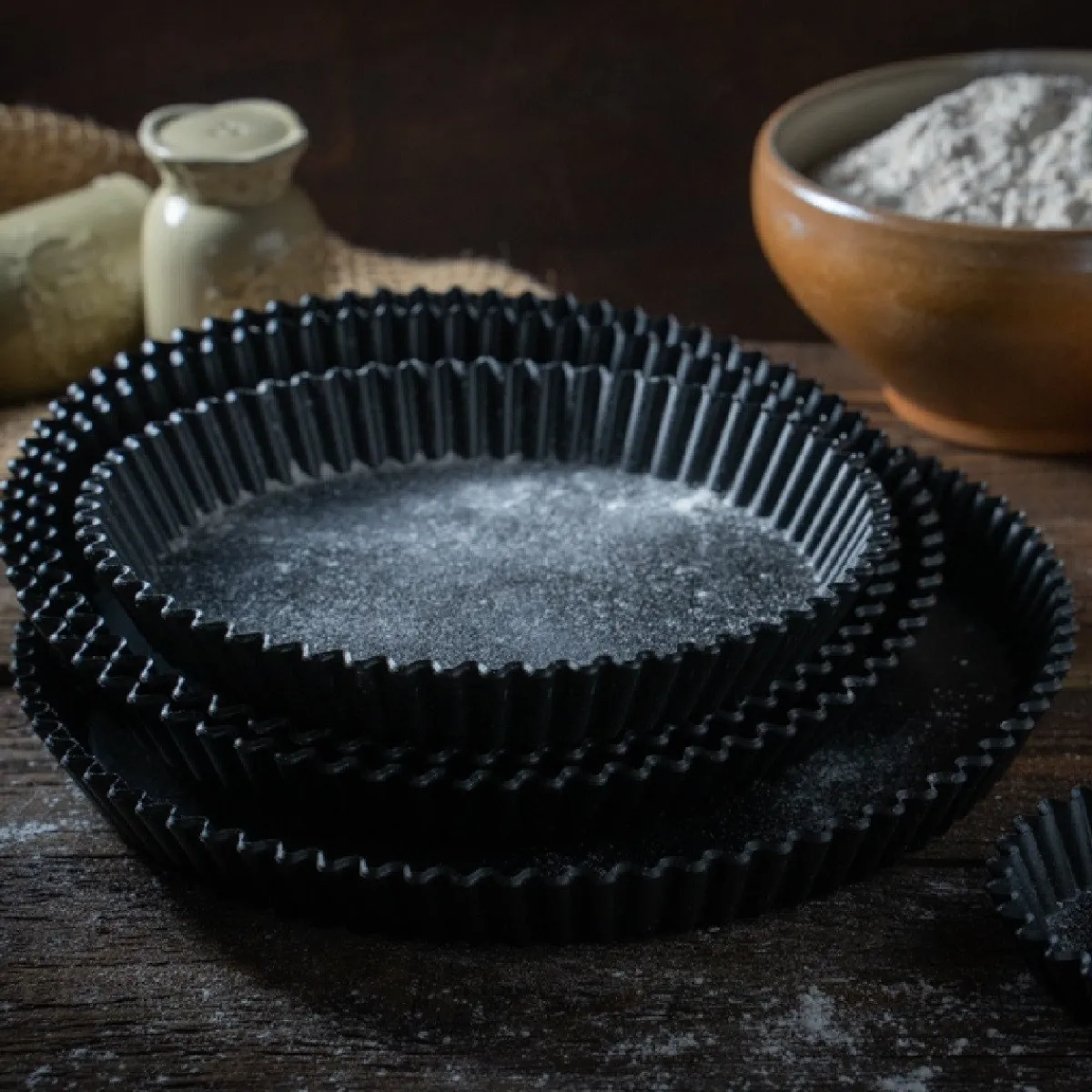Clean Baking Products CleanBaking Kunststof Vlaaipan Gekarteld Ø20,5cm New