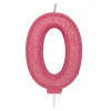 Culpitt Cijferkaars #0 Roze met Glitter Sale