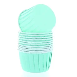 Culpitt Cupcake Vormpjes Aqua 50mm 12st. New
