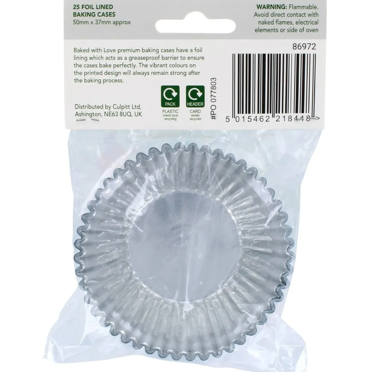 Culpitt Cupcake Vormpjes Dino 50mm 25st. Outlet