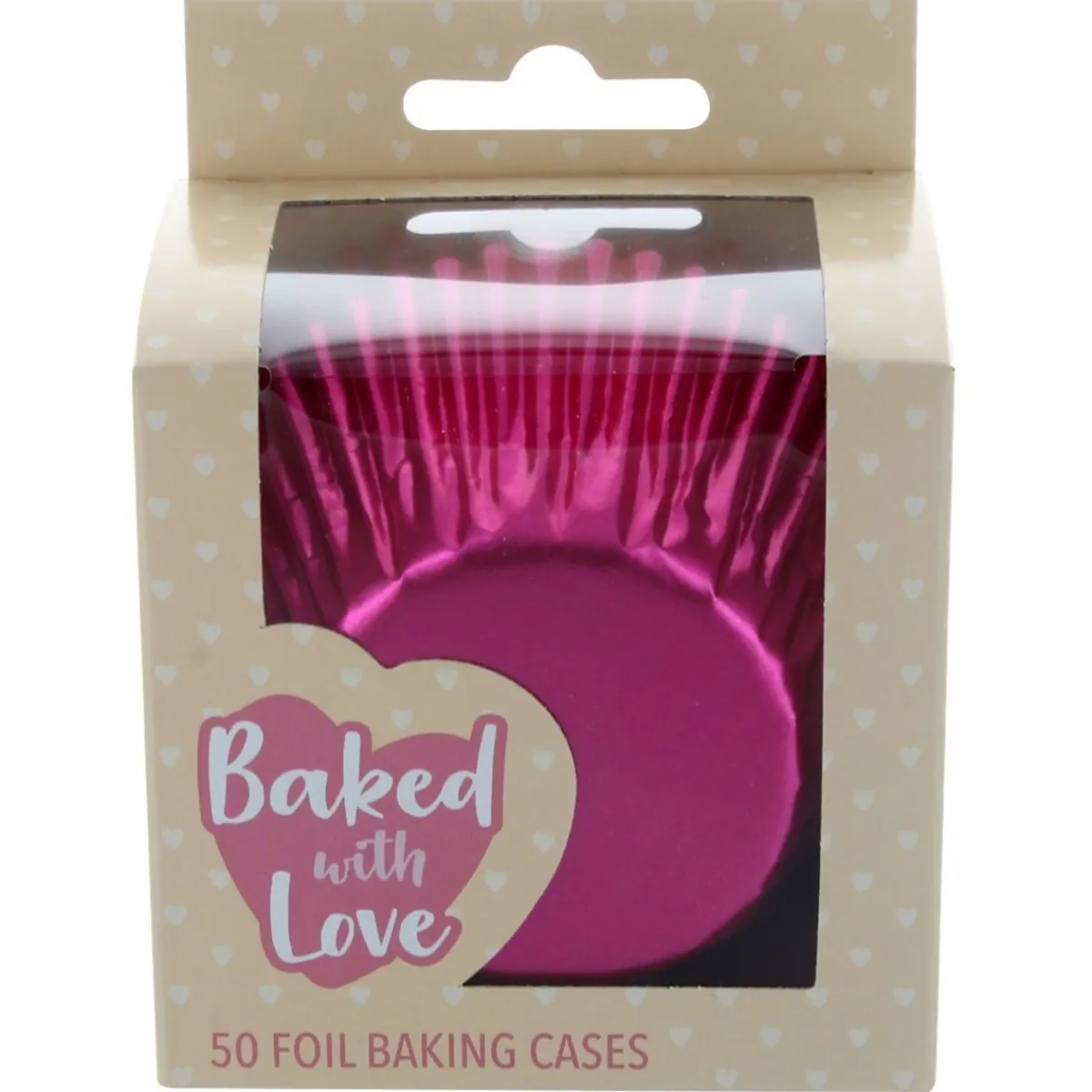 Culpitt Cupcake Vormpjes Folie Roze 50mm 50st. Clearance