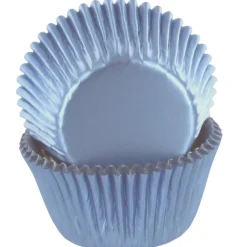 Culpitt Cupcake Vormpjes Folie IJsblauw 50mm 50st. New