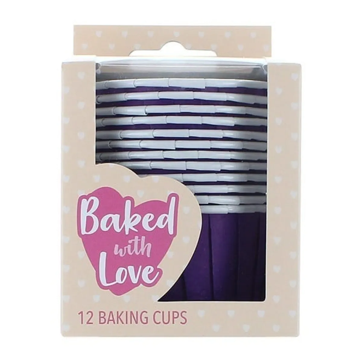 Culpitt Cupcake Vormpjes Paars 50mm 12st. Best