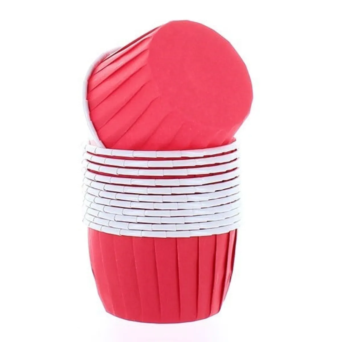 Culpitt Cupcake Vormpjes Rood 50mm 12st. Clearance
