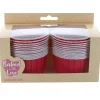 Culpitt Cupcake Vormpjes Rood 60mm 24st. Clearance