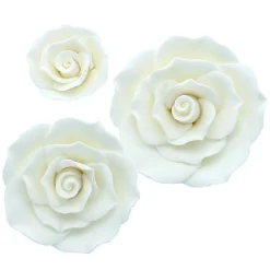 Culpitt Gumpaste Witte Rozen Assortiment 3st Clearance