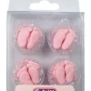 Culpitt Suikerdecoratie Baby Voetjes Roze 12 paar Hot