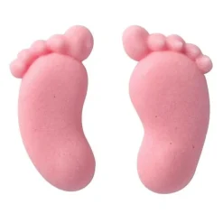 Culpitt Suikerdecoratie Babyvoetjes roze 100st. Discount