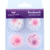Culpitt Suikerdecoratie Bloemen Roze 12st. Hot