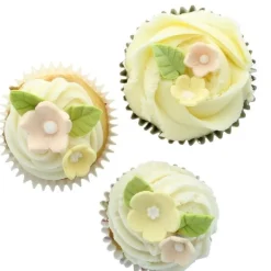 Culpitt Suikerdecoratie Bloemen en Bladeren Geel 16st. Best