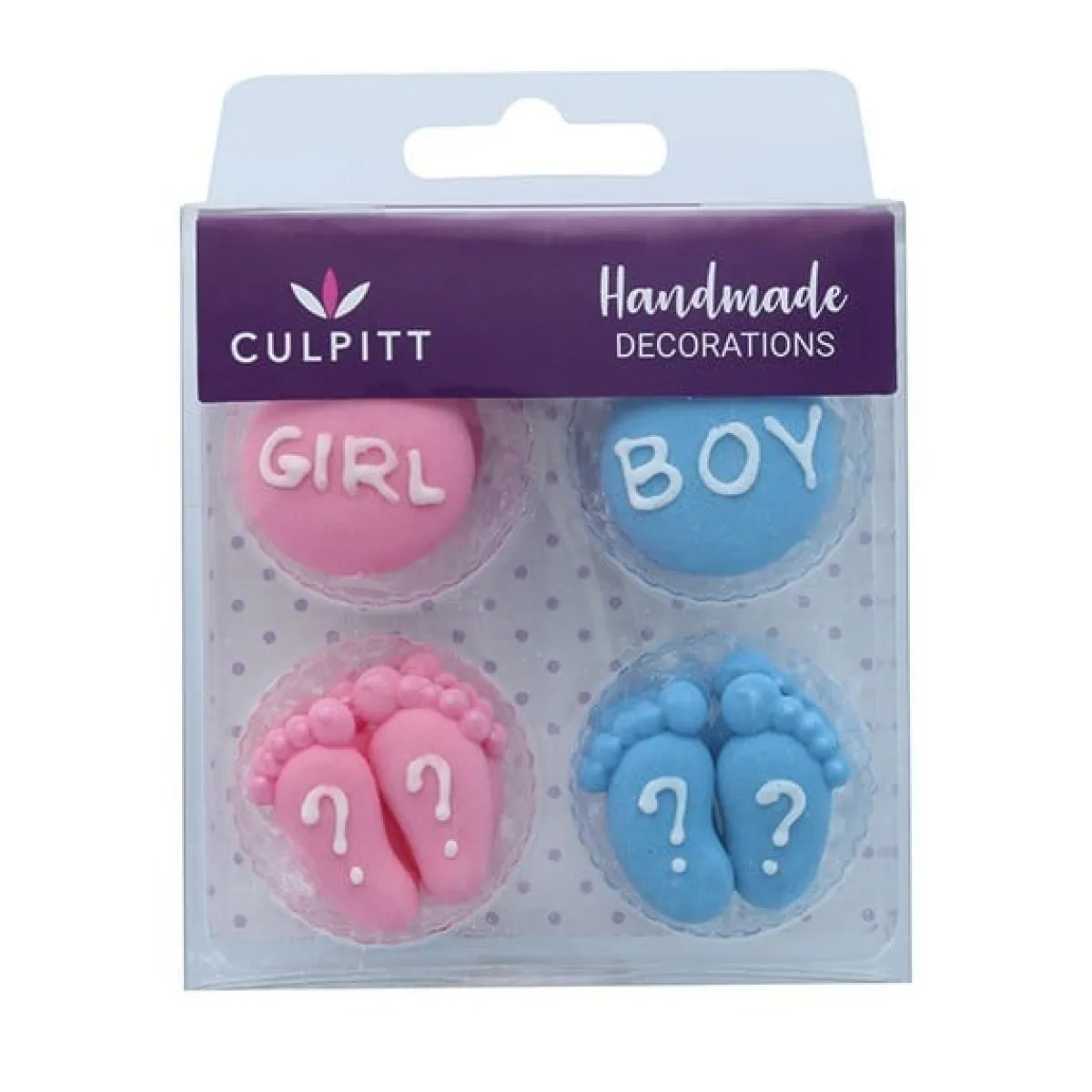 Culpitt Suikerdecoratie Boy Or Girl 25mm 12st. Clearance