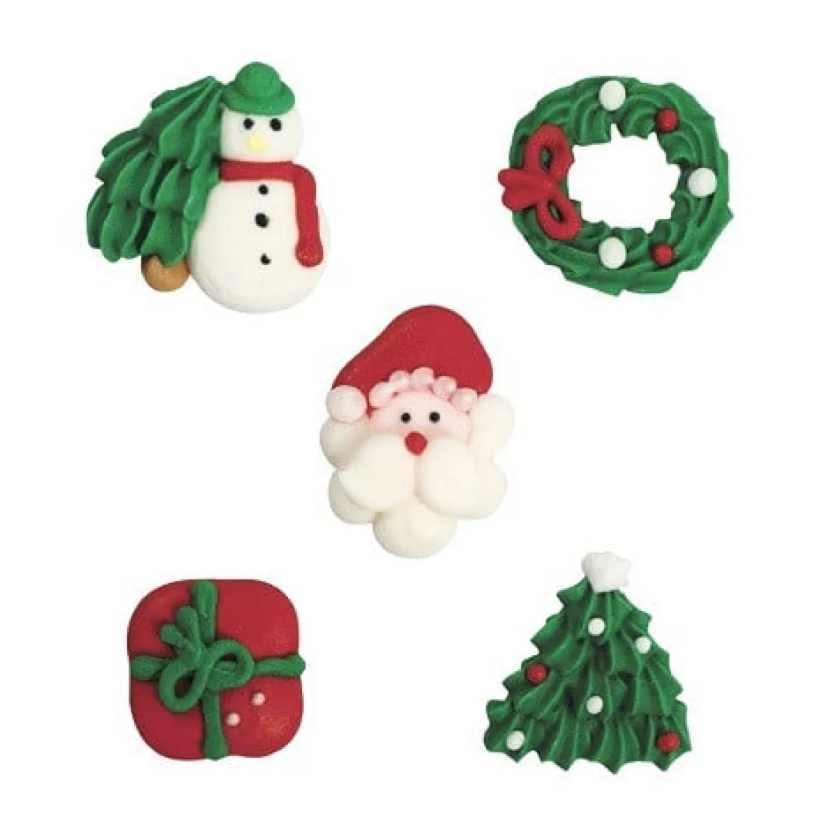 Culpitt Suikerdecoratie Kerst Assortiment 250st. Clearance