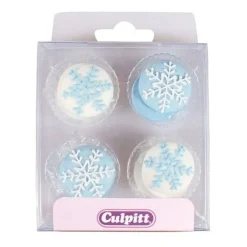 Culpitt Suikerdecoratie Sneeuwvlok, 12 stuks Clearance
