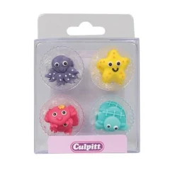 Culpitt Suikerdecoratie Zeedieren 12st. Discount