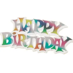 Culpitt Taarttopper Happy Birthday Multi 7,5cm 50st.** Best