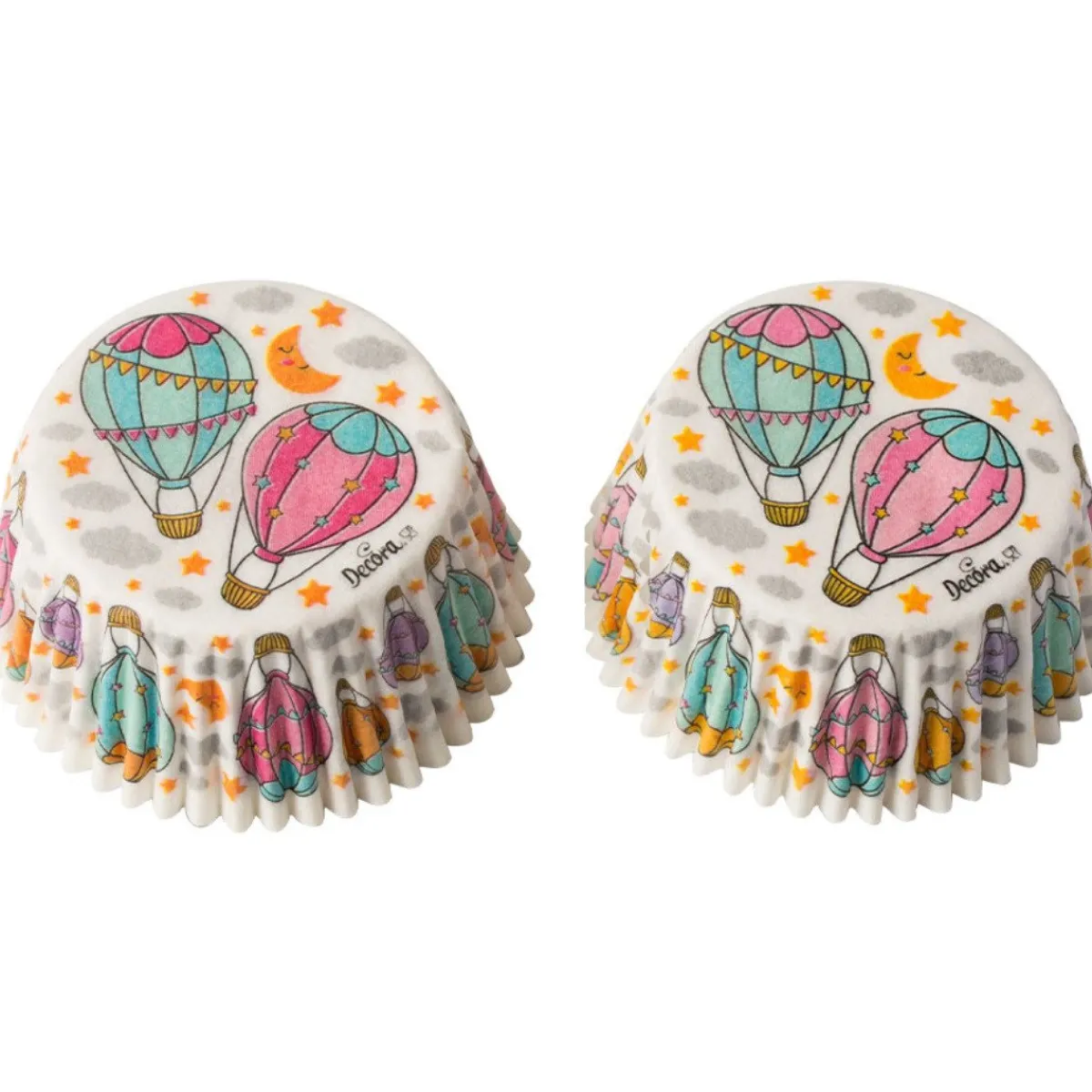 Decora Cupcake Vormpjes Ballon Ø50x32(h)mm 36 stuks Online