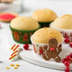 Decora Cupcake Vormpjes Gingerbread Ø50x32(h) mm 36 stuks Outlet