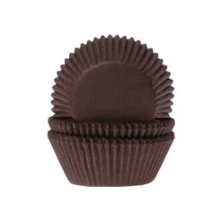 House of Marie Cupcake Vormpjes HoM Bruin 50x33mm. 500st. Clearance