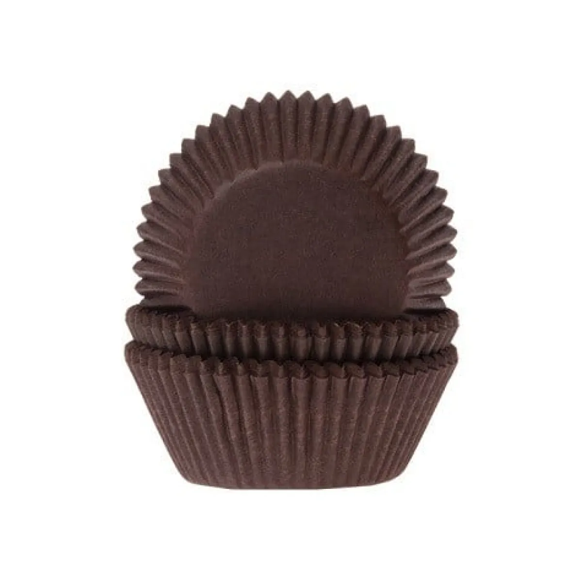 House of Marie Cupcake Vormpjes HoM Bruin 50x33mm. 500st. Clearance